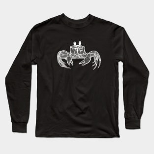 Ghost Crab - cute hand drawn animal design Long Sleeve T-Shirt